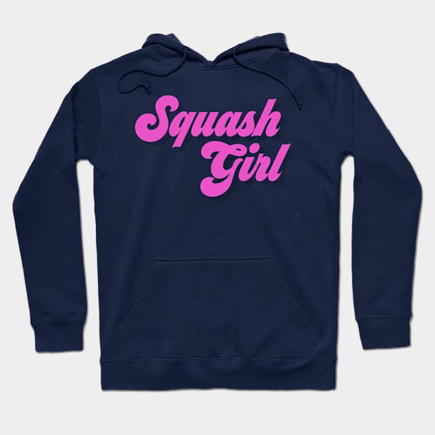 Squash Girl pink Hoodie by Sloop